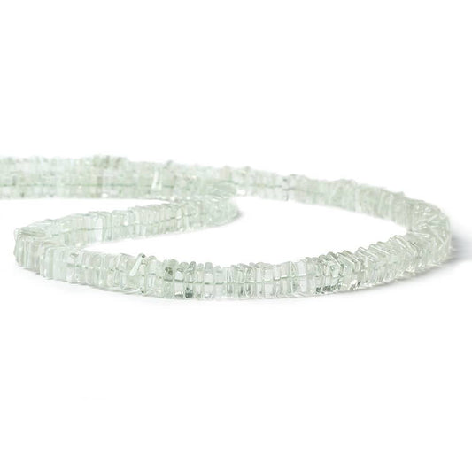 5-6mm Prasiolite Plain Square Heshi Beads 280 pieces