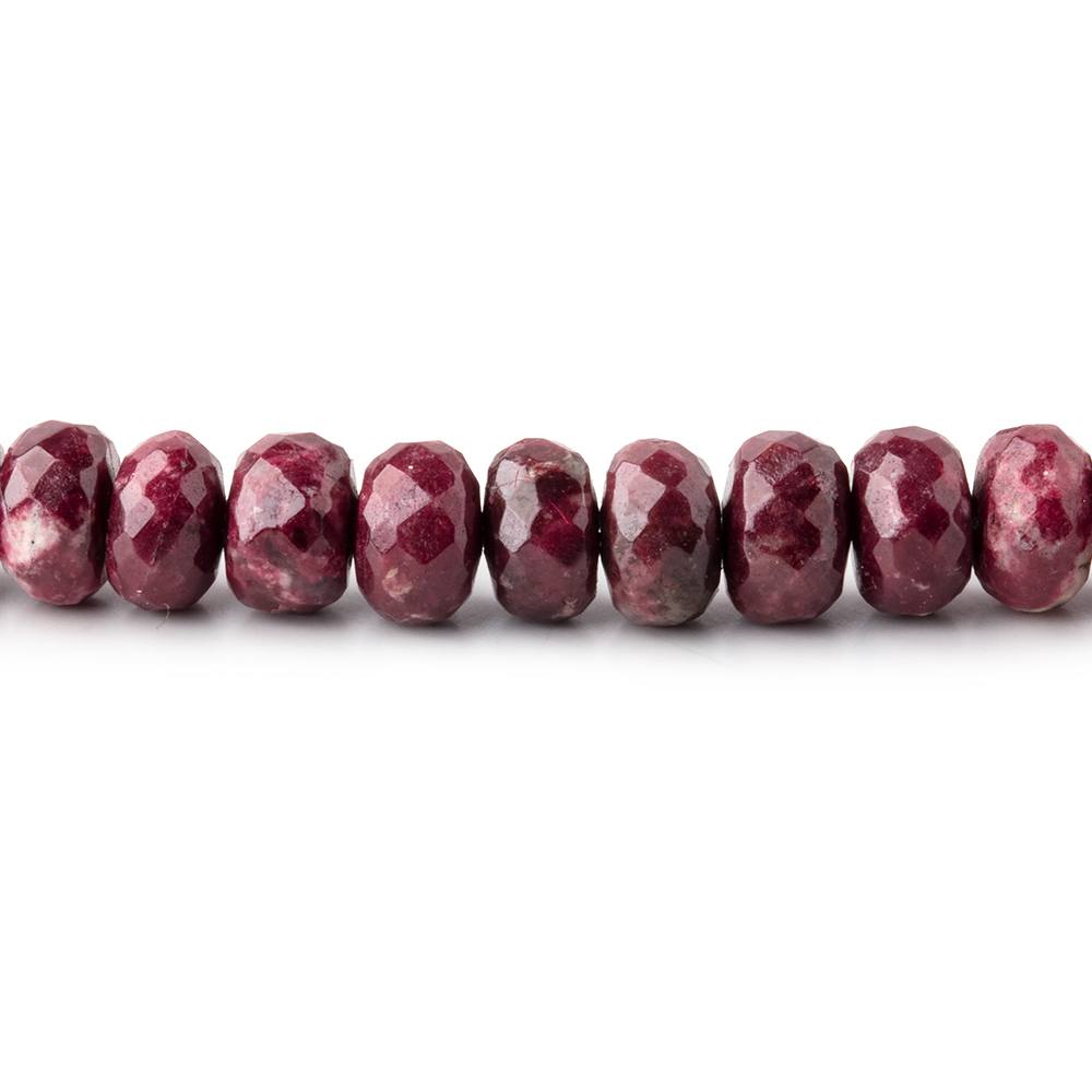 5-6mm Shaded Thulite Faceted Rondelle Beads 16 inch 105 pieces