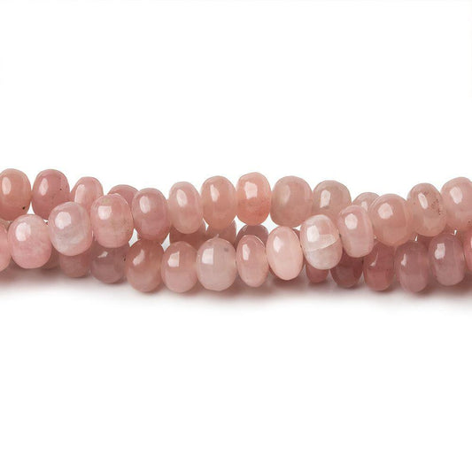 5-6mm Strawberry Quartz plain rondelles 18 inch 112 beads A