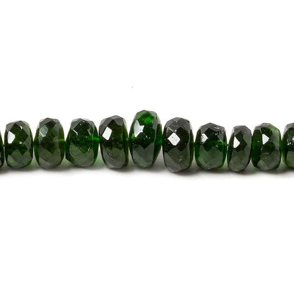 5-7.5mm Chrome Diopside faceted rondelle beads 18 inch 127 pieces