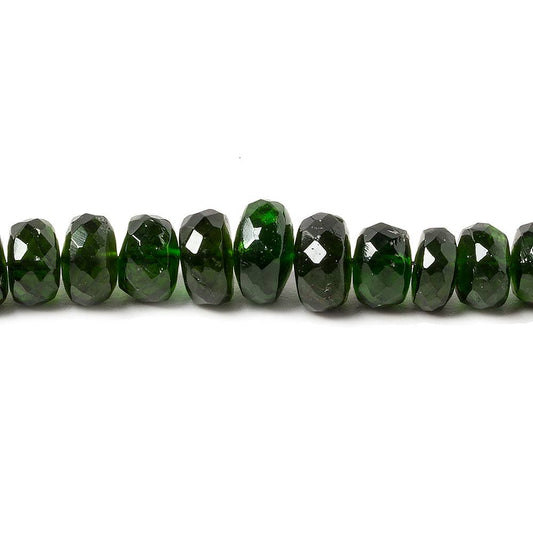 5-7.5mm Chrome Diopside faceted rondelle beads 18 inch 127 pieces