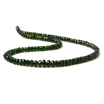 5-7.5mm Chrome Diopside faceted rondelle beads 18 inch 127 pieces