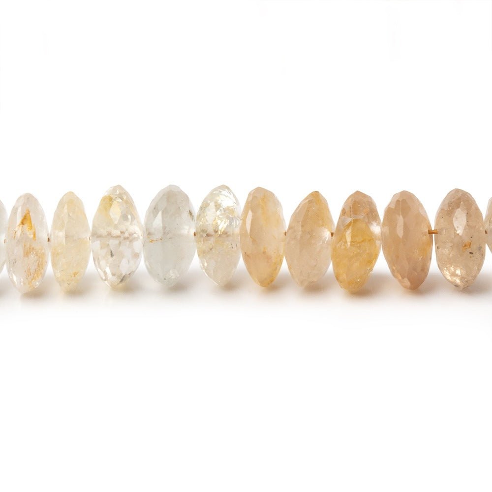 5-7.5mm Imperial Topaz German Faceted Rondelle Beads 12 inch 103 pieces