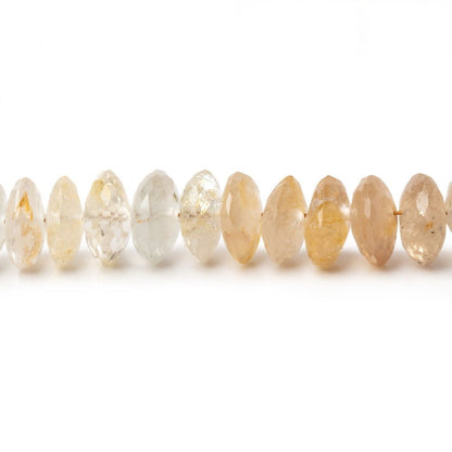 5-7.5mm Imperial Topaz German Faceted Rondelle Beads 12 inch 103 pieces