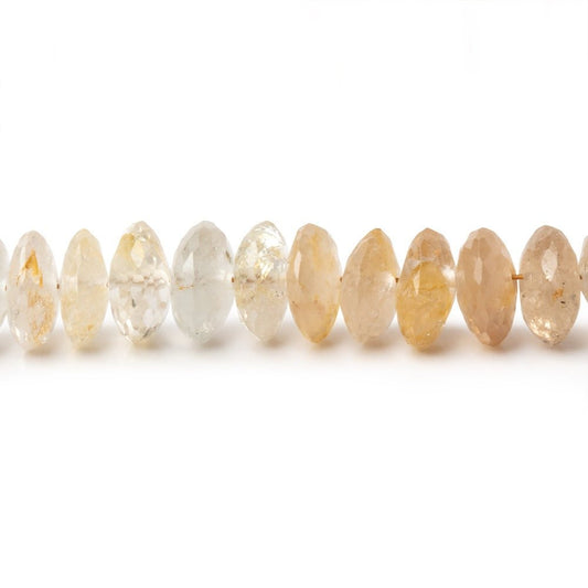 5-7.5mm Imperial Topaz German Faceted Rondelle Beads 12 inch 103 pieces