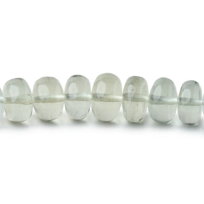 5-7.5mm Madagascar Aquamarine Plain Rondelle 18 inch 132 Beads AAA