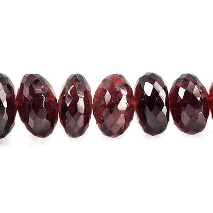5 - 7.5mm Pyrope Almandite Garnet Faceted Rondelle Beads 16 inch 88 pieces