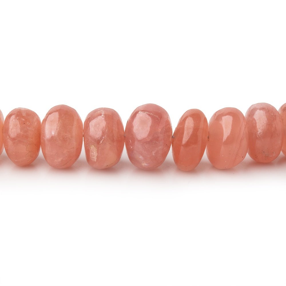 5-7.5mm Rhodochrosite Plain Rondelle Beads 16 inch 110 pieces AA