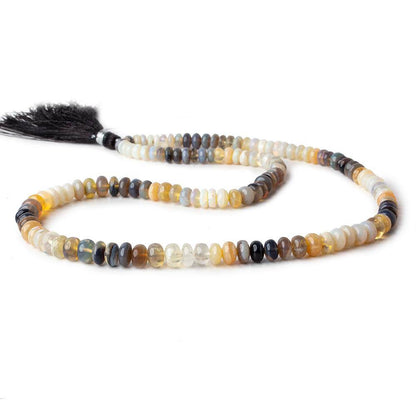 5-7mm Australian Opal Plain Rondelle Beads 18 inch 130 pieces AA