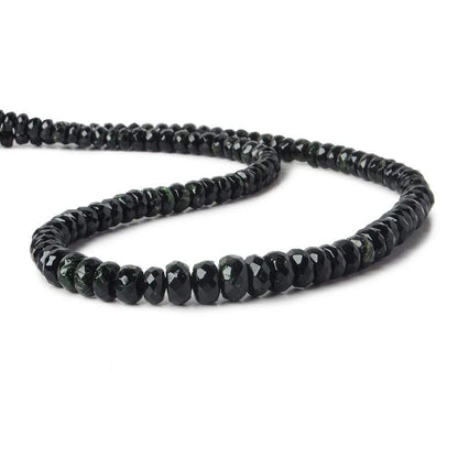 5-7mm Chrome Tourmaline Faceted Rondelle 14 inch 122 pieces