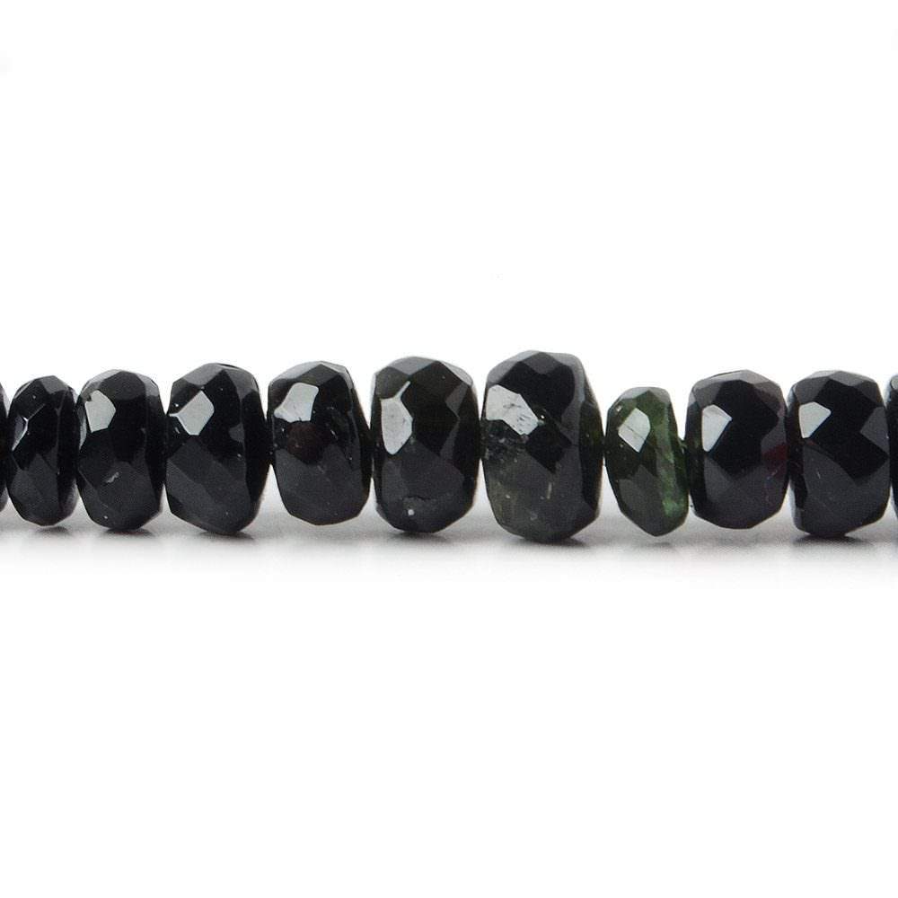 5-7mm Chrome Tourmaline Faceted Rondelle 14 inch 122 pieces