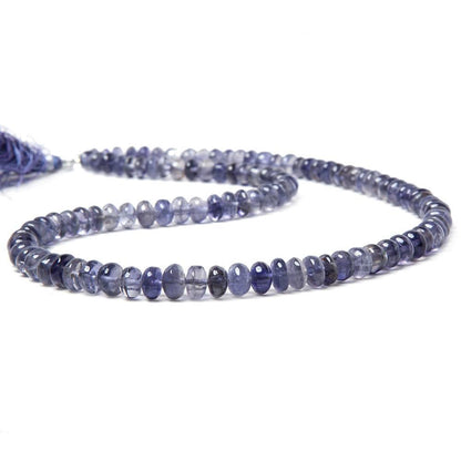 5-7mm Iolite Plain Rondelle Beads 16 inch 105 pieces