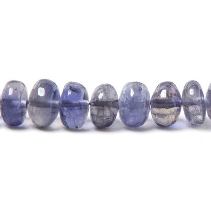 5-7mm Iolite Plain Rondelle Beads 16 inch 105 pieces