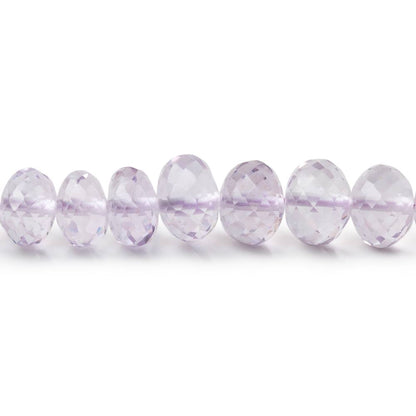 5-7mm Pink Amethyst Faceted Rondelle Beads 16 inch 98 pieces AA