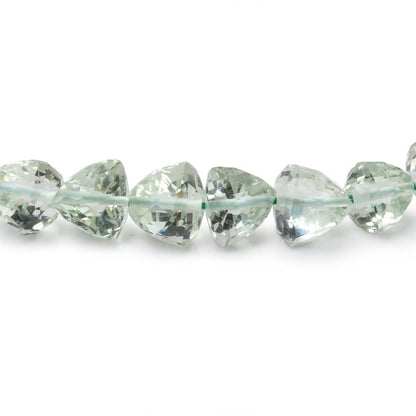 5-7mm Prasiolite Faceted Trillion Beads 14 inch 61 pieces AA