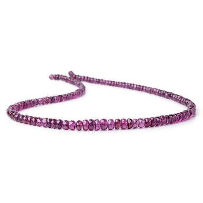 5-7mm Rhodolite Garnet Faceted Rondelle Beads 18 inch 128 pieces AAA