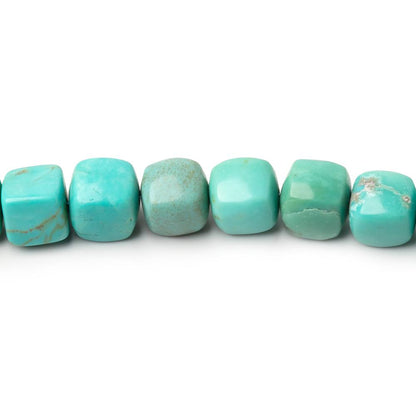 5-7mm Sleeping Beauty Turquoise Plain Cubes 16 inch 65 Beads AAA
