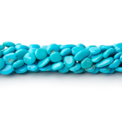5-7mm Sleeping Beauty Turquoise Plain Nugget Beads 13 inch 59 pieces