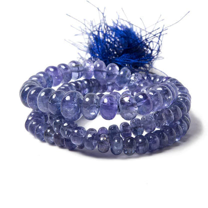 5-7mm Tanzanite Beads Plain Rondelle 15.5 inch 106 pieces