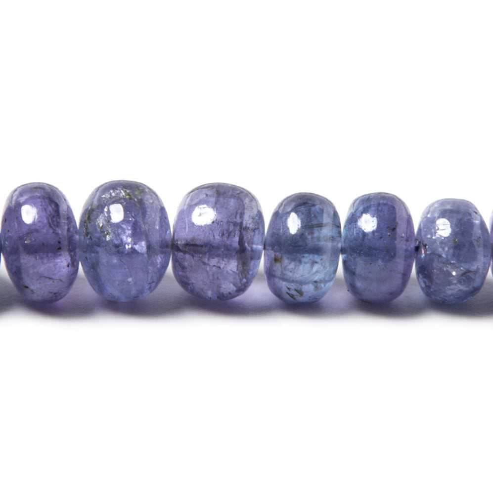 5-7mm Tanzanite Beads Plain Rondelle, A Grade 16 inch 115 pieces