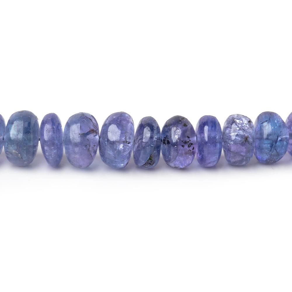 5-7mm Tanzanite Plain Rondelle Beads 15.75 inch 112 pieces