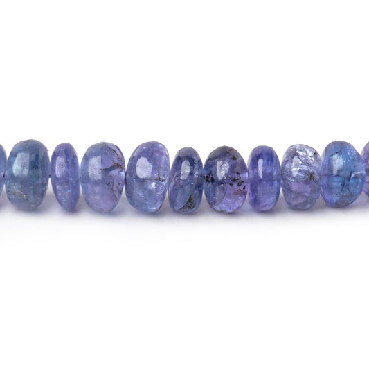 5-7mm Tanzanite Plain Rondelle Beads 15.75 inch 112 pieces