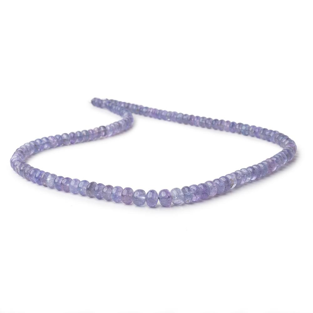 5-7mm Tanzanite Plain Rondelle Beads 18 inch 120 pieces