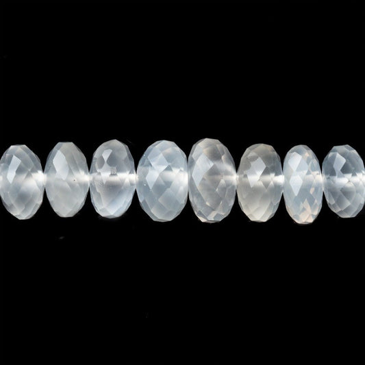 5-8mm Ceylon Moonstone Faceted Rondelle Beads 8 inch 50 pieces AA