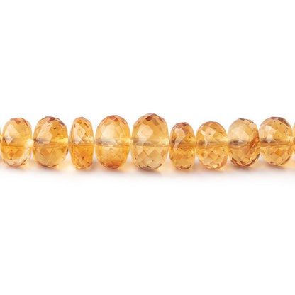 5-8mm Citrine Faceted Rondelle Beads 16 inch 108 pieces