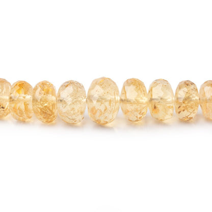 5-8mm Imperial Topaz faceted rondelle beads 17 inch 112 pieces