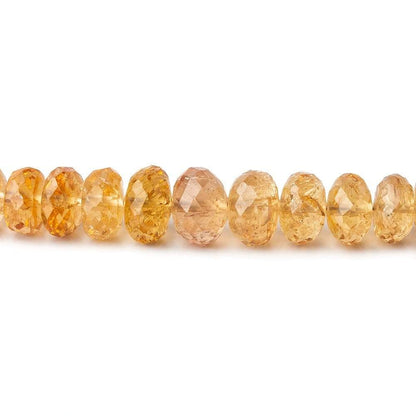 5-8mm Imperial Topaz faceted rondelle beads 18 inch 126 pieces AA