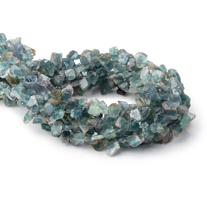 5-8mm Indicolite Tourmaline Slice Beads 7.75 inch 48 pieces