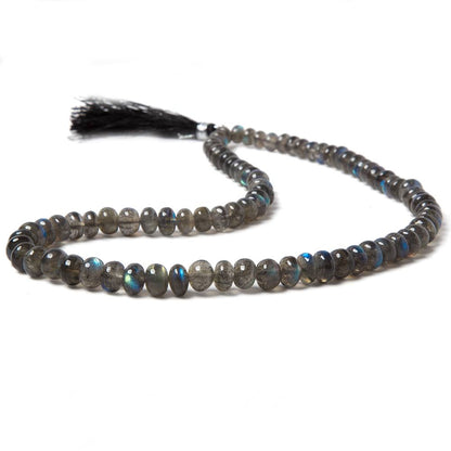 5-8mm Labradorite Plain Rondelle Beads 15 inch 86 pieces