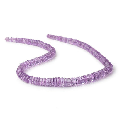 5-9.5mm Pink Amethyst Faceted Heshi Beads 16.5 inch 154 pieces