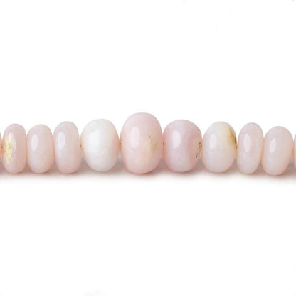 5-9mm Pink Peruvian Opal Plain Rondelle Beads 18 inch 114 pieces AAA