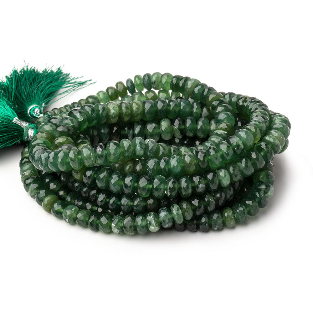 5-9mm Serpentine Faceted Rondelle Beads 16 inch 93 pieces