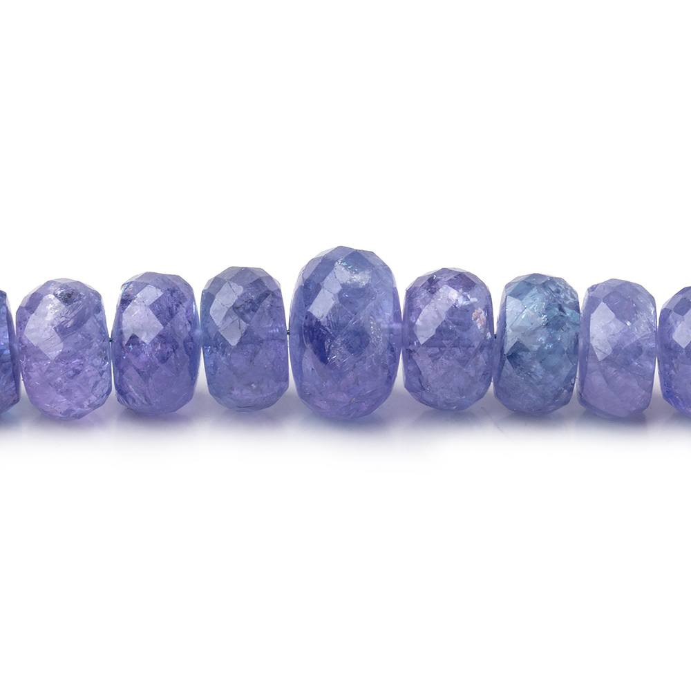 5-9mm Tanzanite Faceted Rondelle Beads 16 inch 105 pieces AA