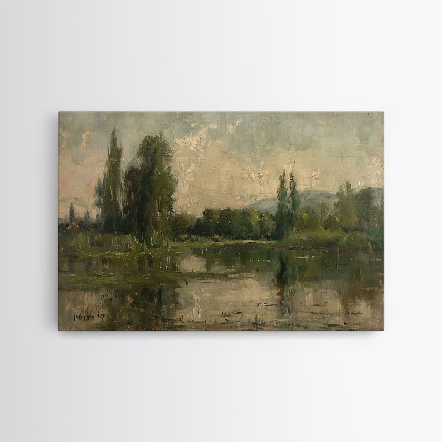 NuevArt Vintage Fine Art Landscape Art Print | Vintage Painting | Wall Art | Large Print | Landscape Painting | Fall Art Print