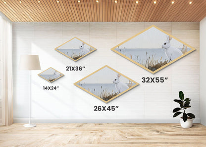 Small Owl Feather Print, Nature Watercolor Painting Wall Art, Diamond Shaped Canvas Texture Print, Whimsy Wall Art