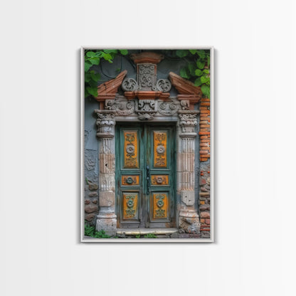 Change223 Colorful Indian Architecture Canvas Print, Traditional Art if India, Photography Print, Indian Wall Art, Living Room Decor