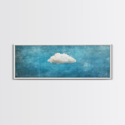 The Cloud - Modern Wall Art - Boho Art - Minimalist Art - Home Decor - Gift Idea - Canvas Wall Art - Overszied Art - Panoramic Art