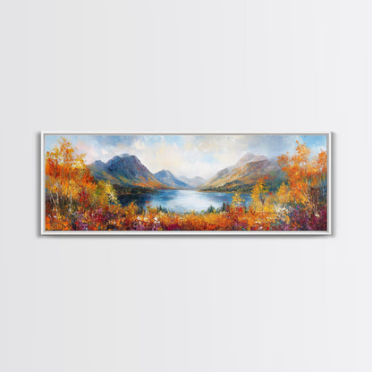 Modern Wall Art Print - Abstract Oil Painting Landscape Canvas Print - Extra Large Wall Art - Canvas Wall Art - Oversized Art