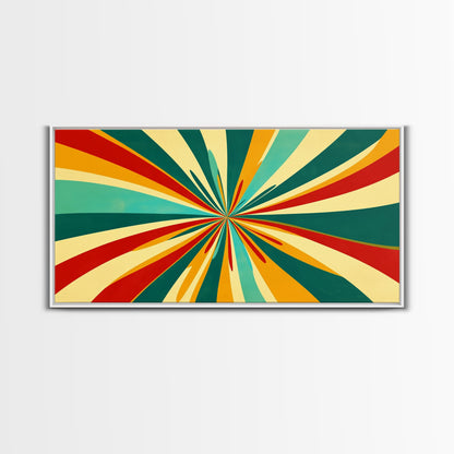 Modern Abstract Mid-Century Wall Art Original Design, Giclee Canvas Print Modern Home Decor, Retro Art