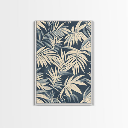Floral / Botanical Print Wall Art Framed Canvas Print Midcentury Modern Wall Art Home Decor Boho Minimalist Ready To Hang Large Art
