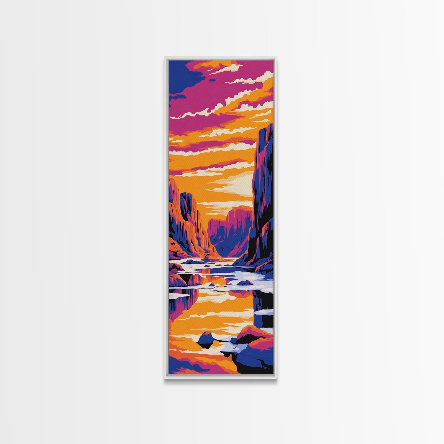 Ocean Wave, Surfing Art, Coastal Wall Decor, Beach Vibes, Canvas Print, Nautical Home Decor, Bedroom Wall Art