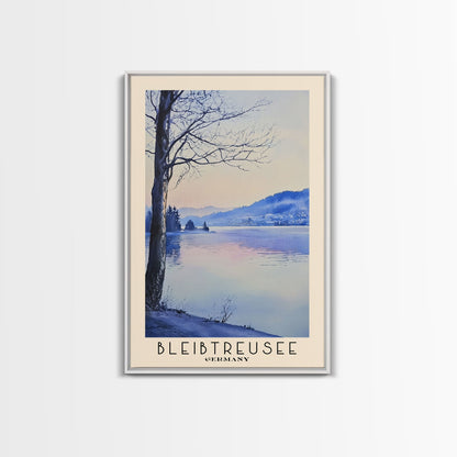 Bleibtreusee, Germany Watercolor Beach Print, Vacation Gift, Germany Wall Art, Beach Painting, Beach Decor, Beach Painting