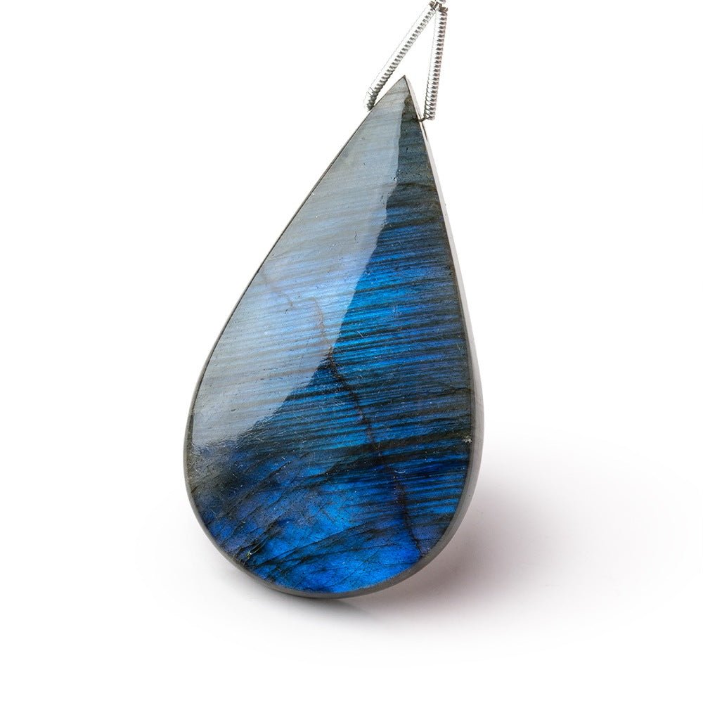 51x28.5x7mm Labradorite Plain Pear Pendant 1 AAA Focal