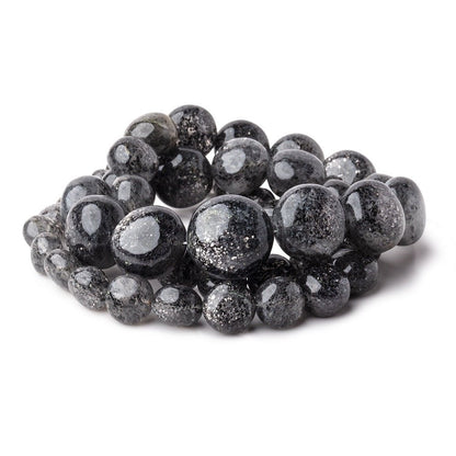 5.5-15mm Celestial Quartz Puffy Plain Coin Beads 18 inch 49 pieces AAA