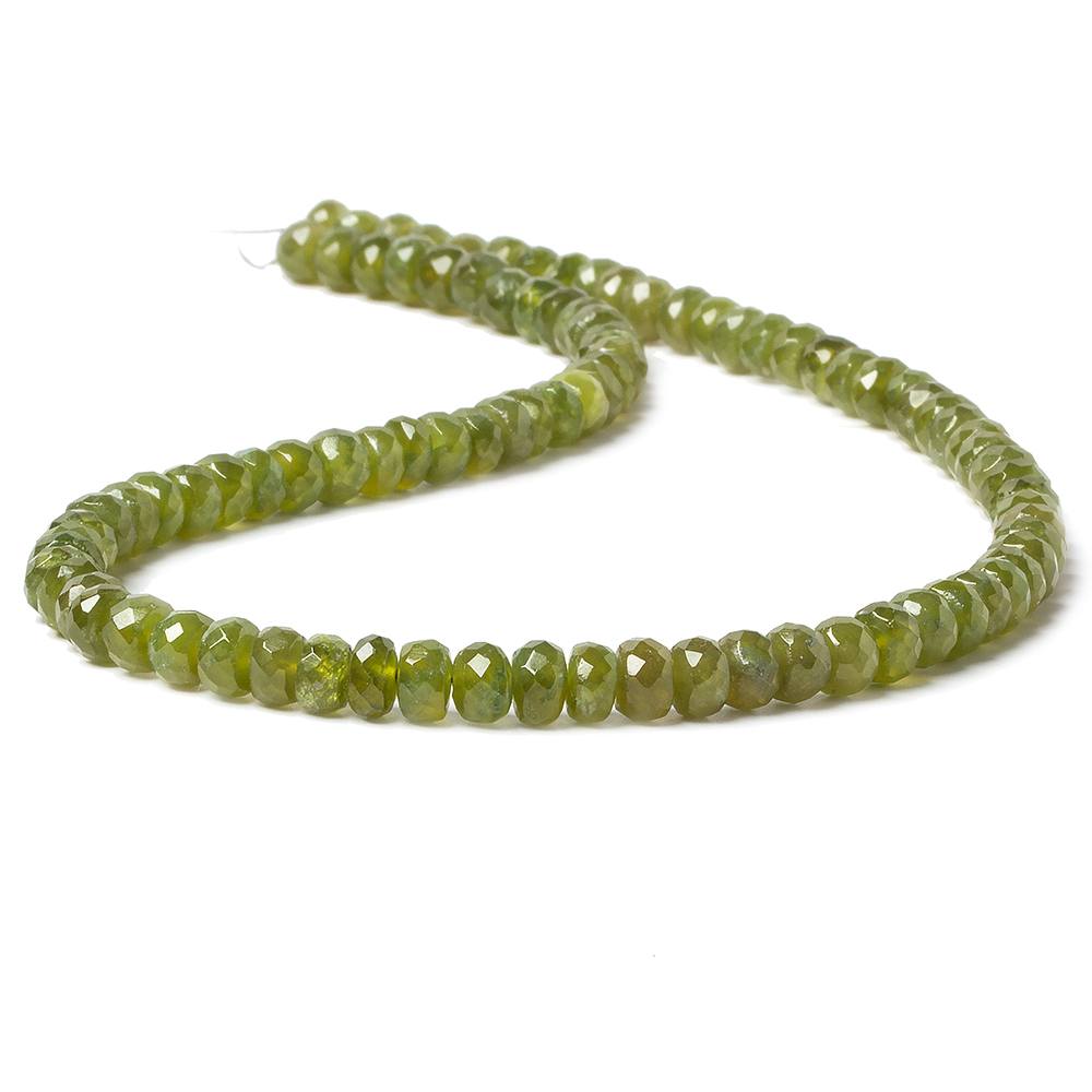5.5-6mm Idocrase faceted rondelle beads 14 inch 91 pieces