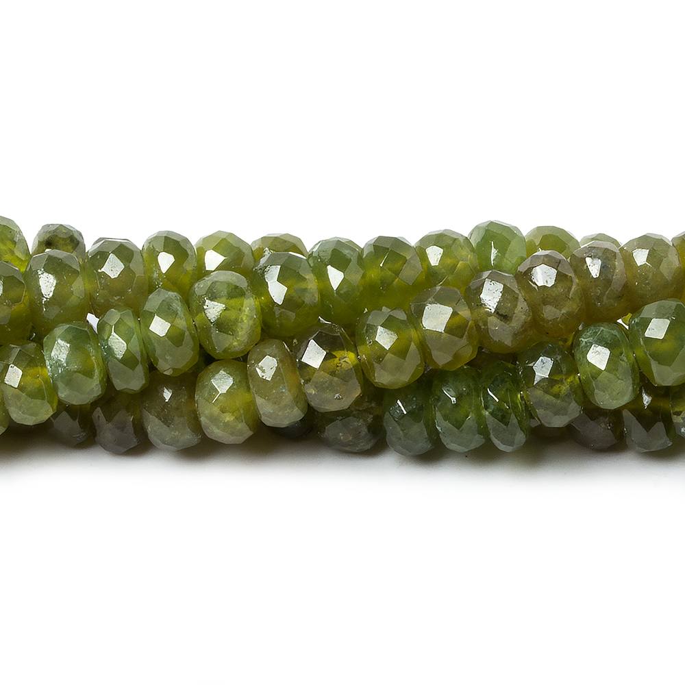 5.5-6mm Idocrase faceted rondelle beads 14 inch 91 pieces